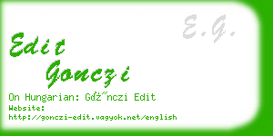 edit gonczi business card